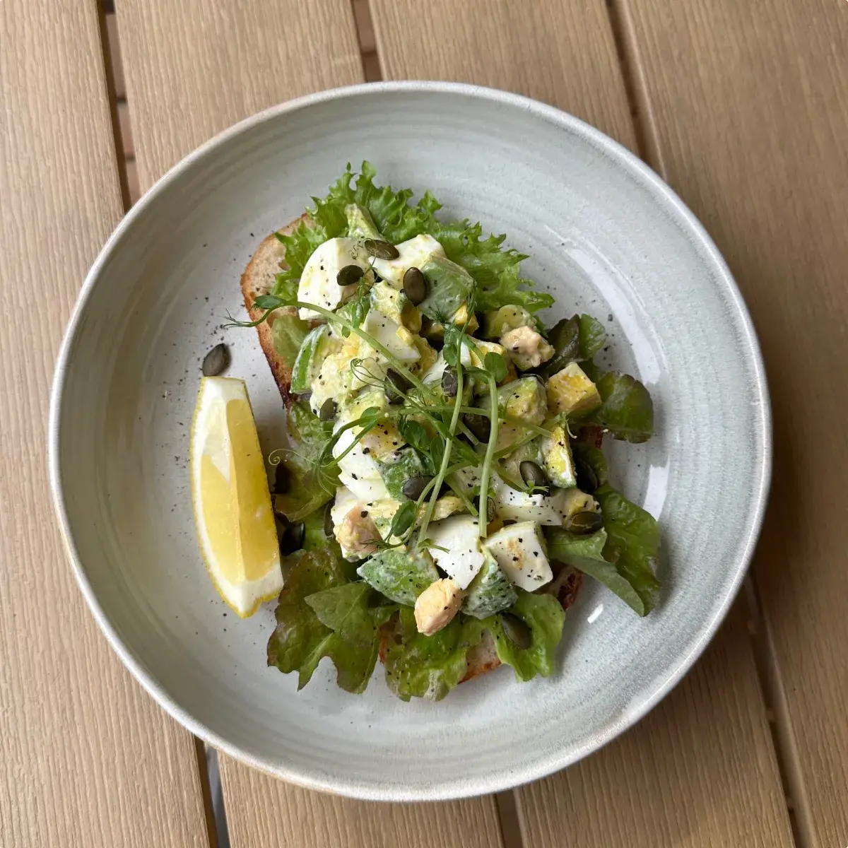 Avocado Egg Toast — Sourdough Toasts at Thongyib Thongyod Brunch & Cafe, Ao Nang