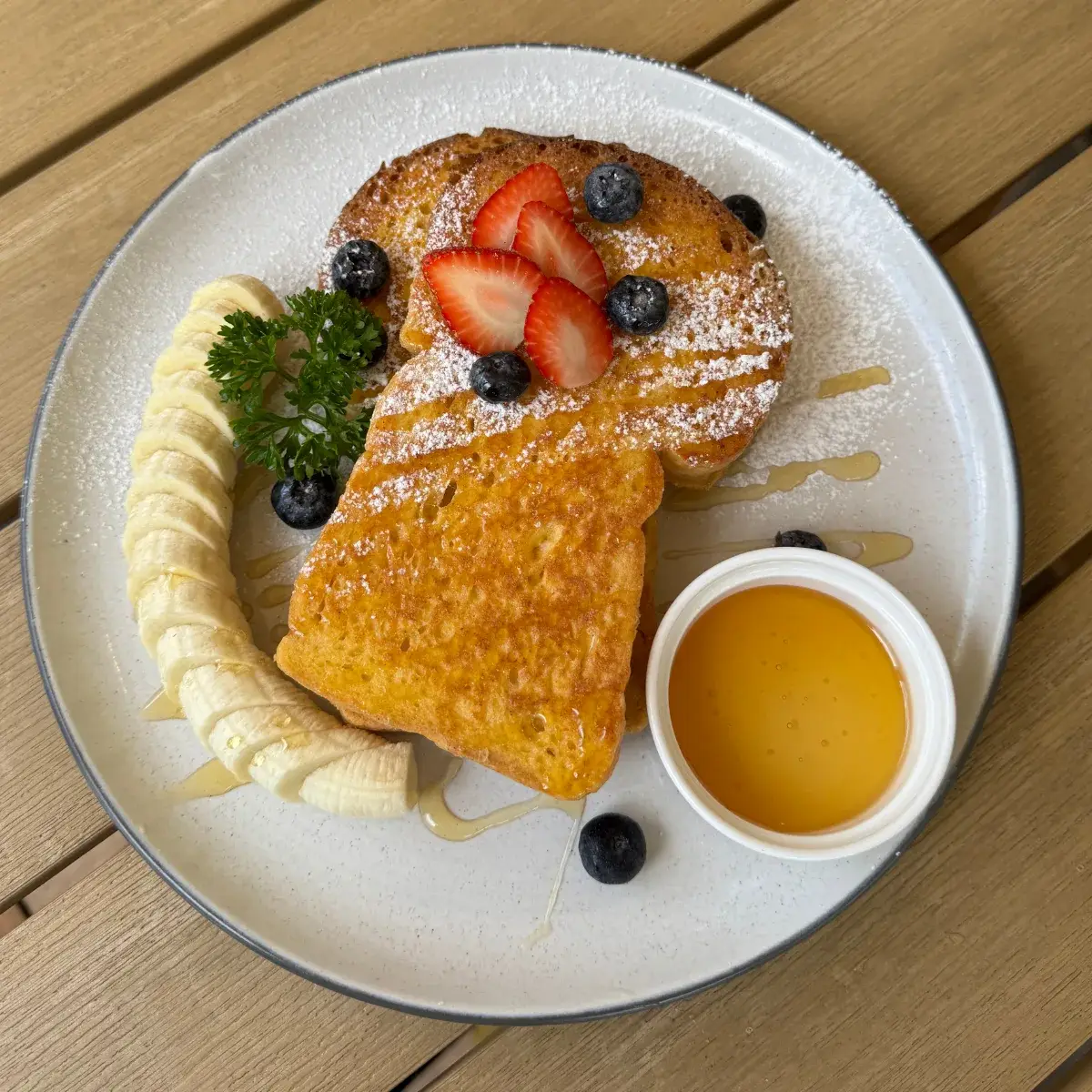 Berry Banana French Toast — Pancakes, French Toasts & Croffles at Thongyib Thongyod Brunch & Cafe, Ao Nang