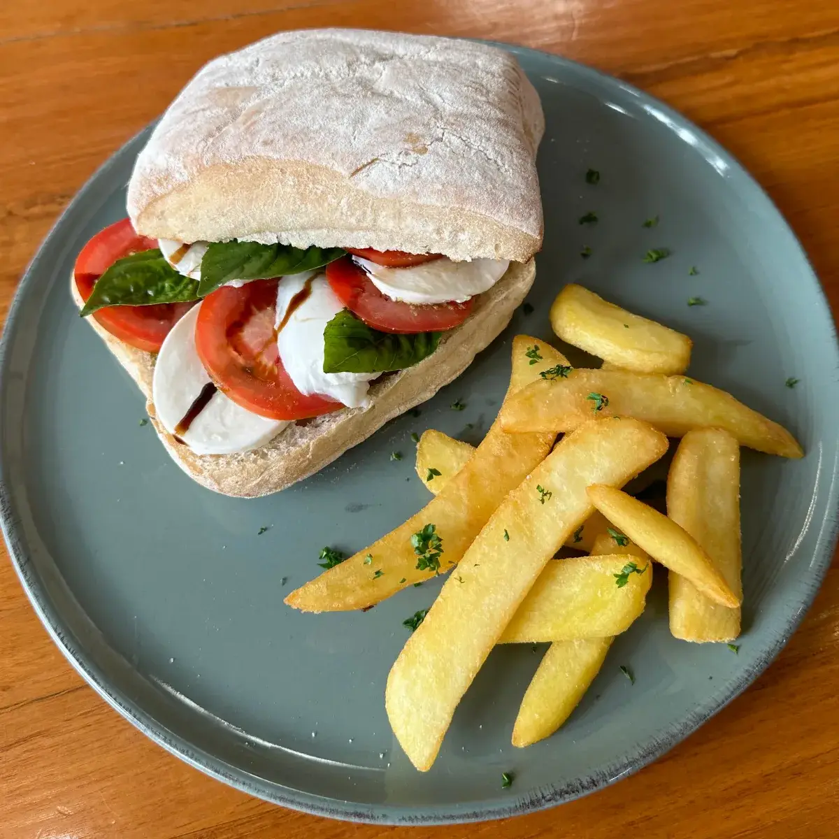 Caprese Sandwich — Ciabatta Sandwiches at Thongyib Thongyod Brunch & Cafe, Ao Nang