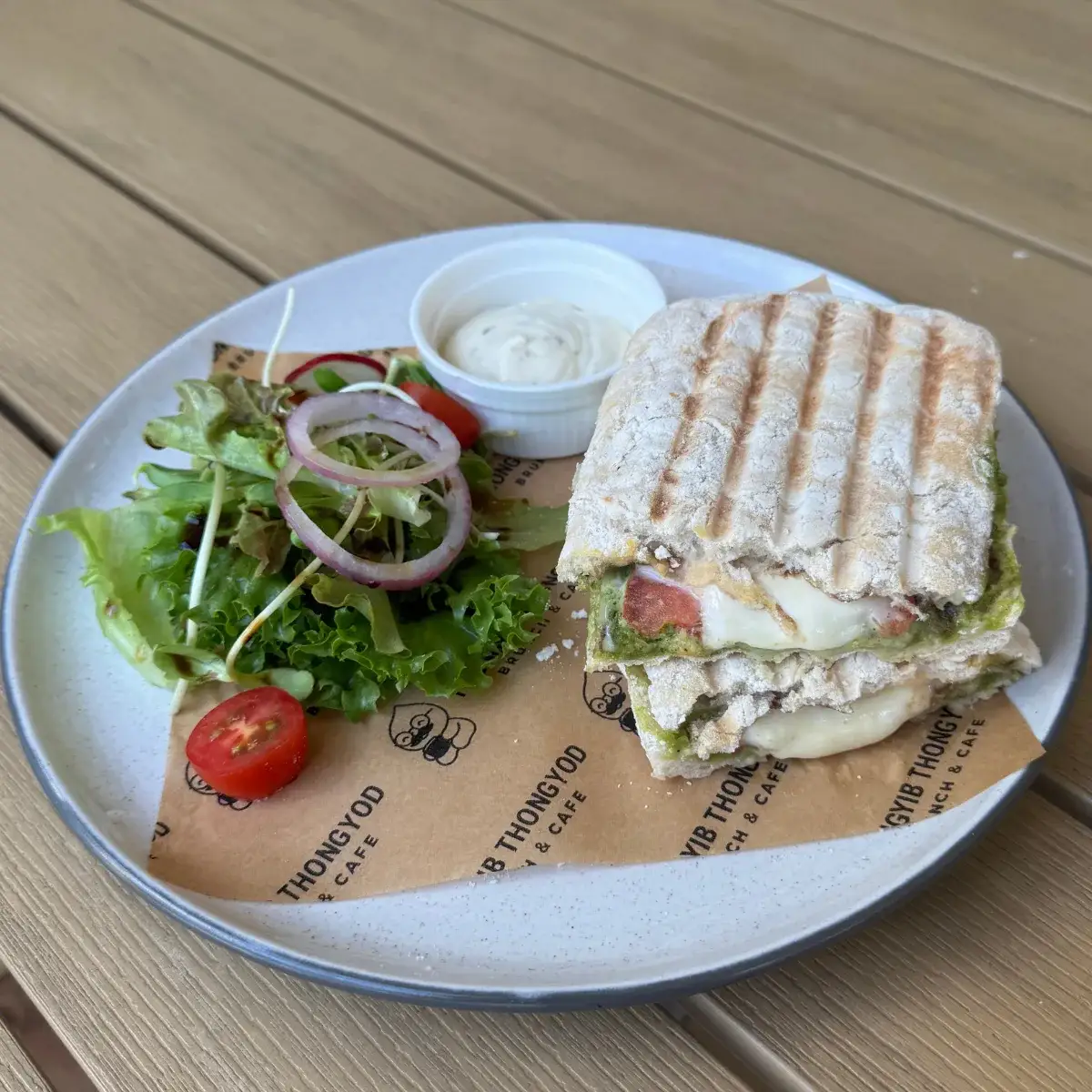 Caprese Panini at Thongyib Thongyod Brunch & Cafe, Ao Nang