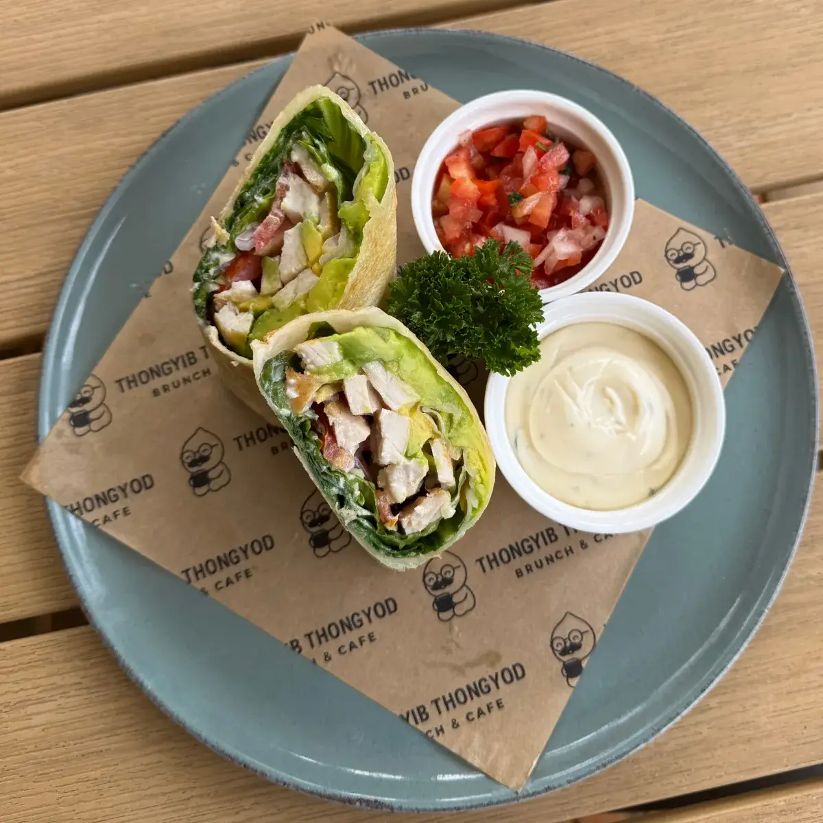 Chicken Avocado Wrap — All-Day Brunch at Thongyib Thongyod Brunch & Cafe, Ao Nang