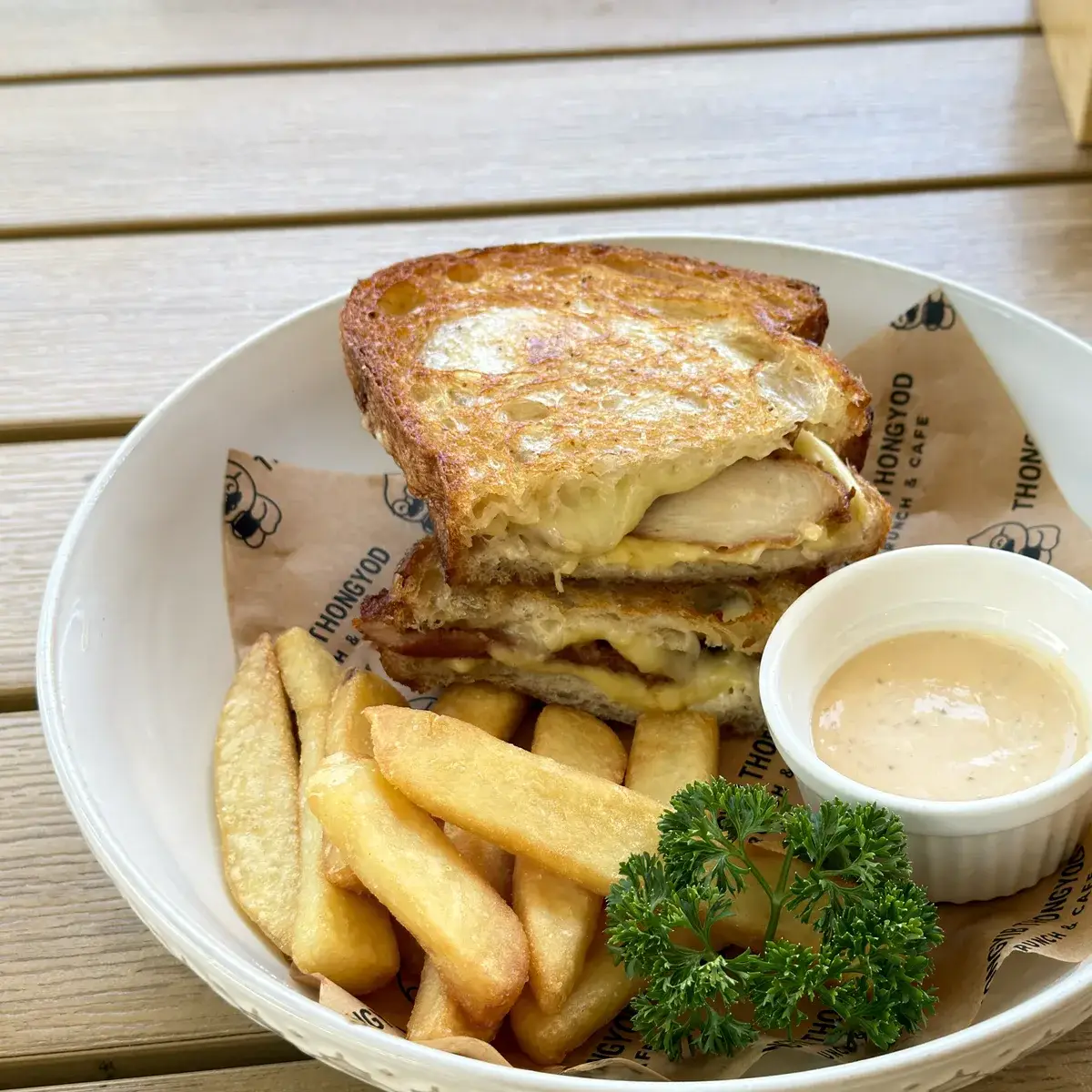 Chicken Bacon Sandwich — Sourdough Grilled Sandwiches at Thongyib Thongyod Brunch & Cafe, Ao Nang