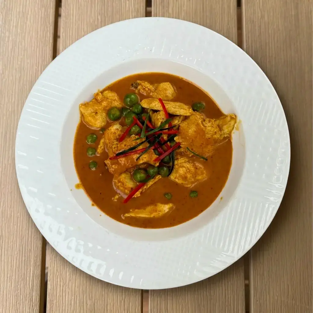 Chicken Panang Curry — Thai Flavors at Thongyib Thongyod Brunch & Cafe, Ao Nang