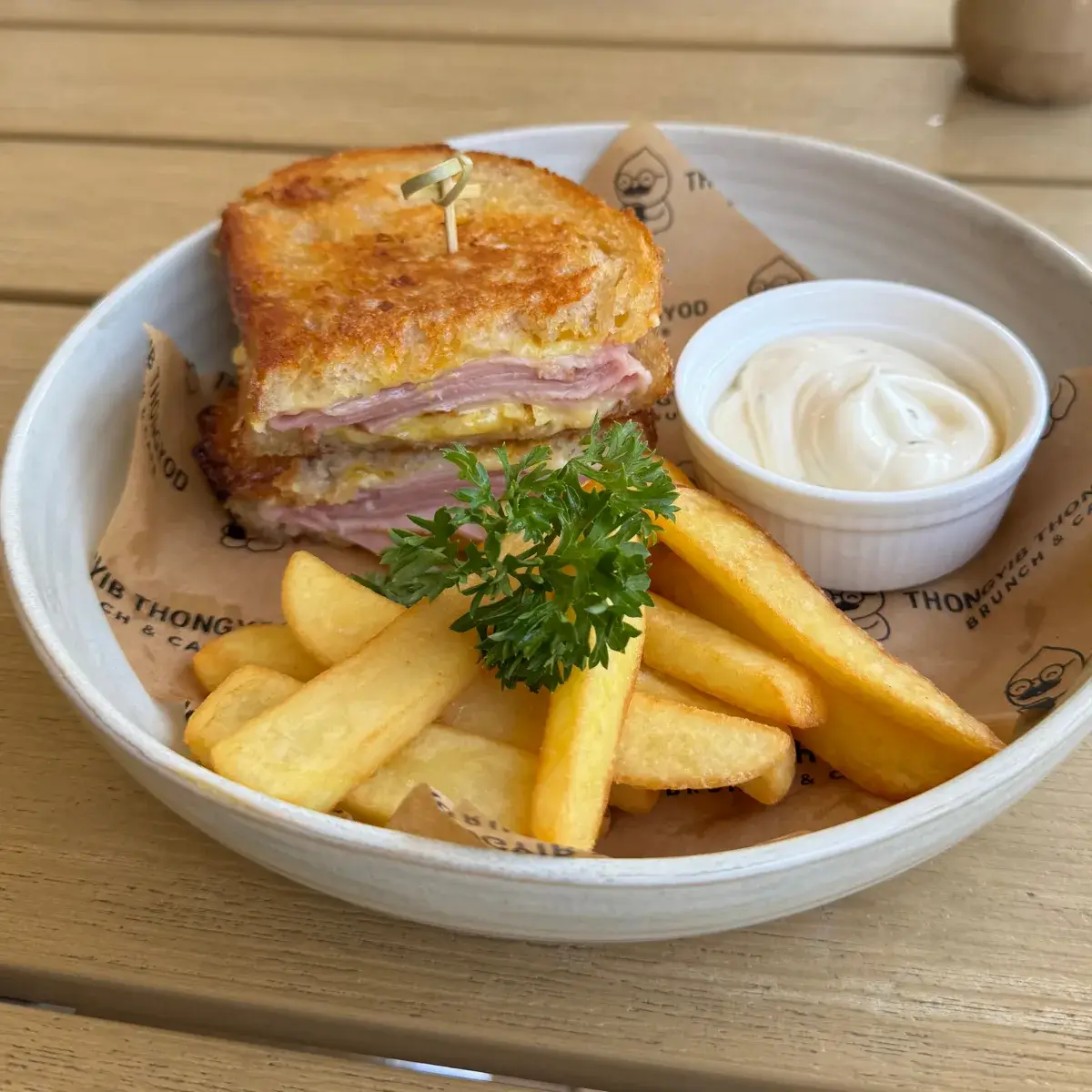 Ham & Cheese Sandwich — Sourdough Grilled Sandwiches at Thongyib Thongyod Brunch & Cafe, Ao Nang