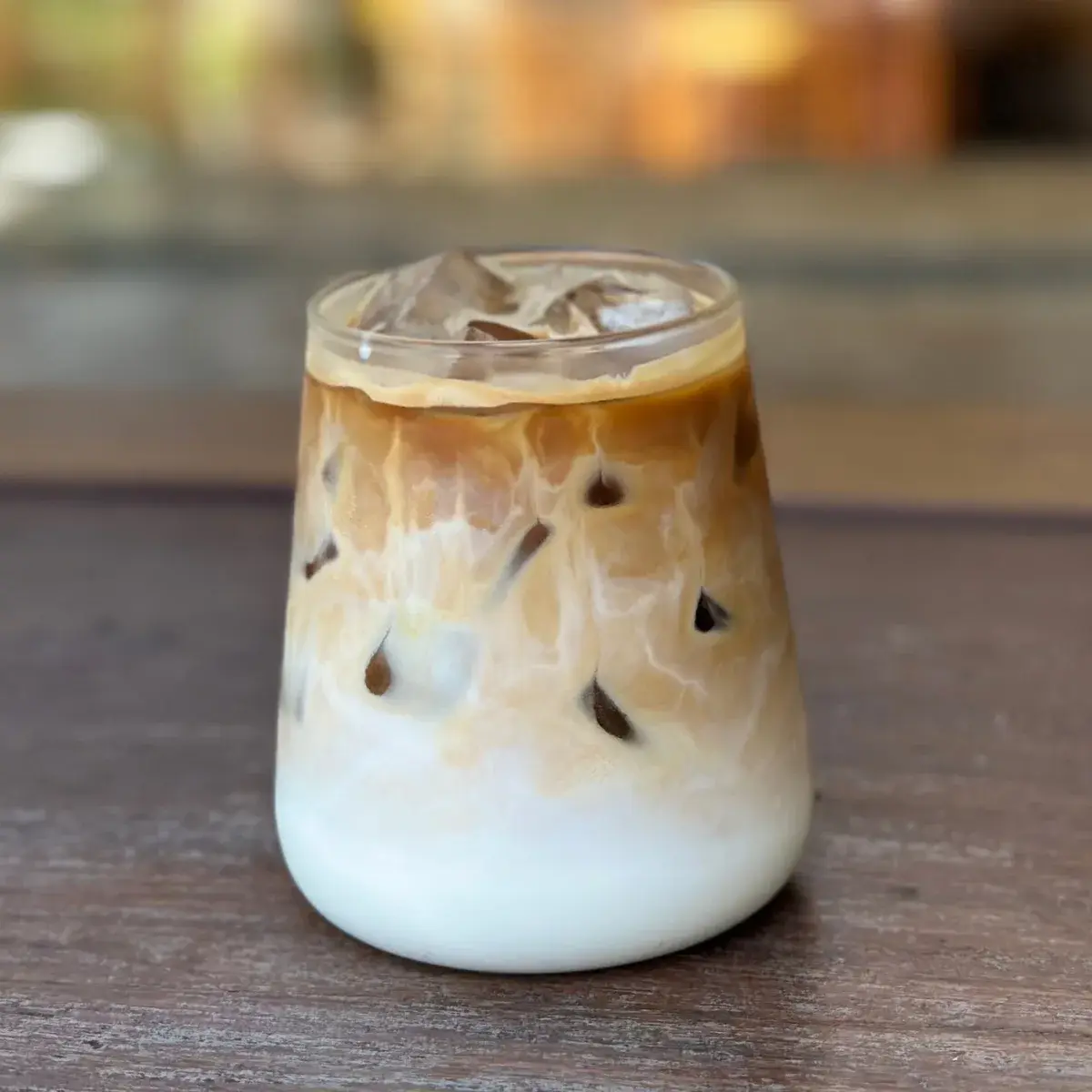 Iced latte at Thongyib Thongyod Brunch & Cafe, Ao Nang