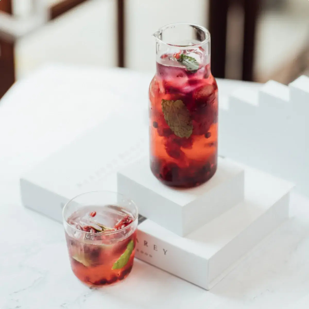 Midnight Burgundy — Signature Drinks at Thongyib Thongyod Brunch & Cafe, Ao Nang