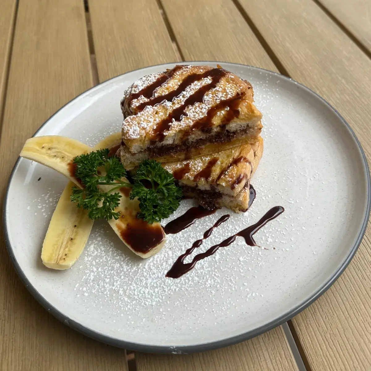 Nutella French Toast — Pancakes, French Toasts & Croffles at Thongyib Thongyod Brunch & Cafe, Ao Nang