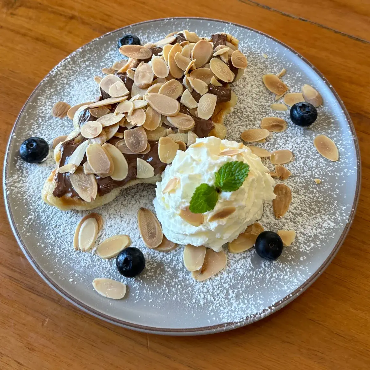 Nutty Choco Croffle — Pancakes, French Toasts & Croffles at Thongyib Thongyod Brunch & Cafe, Ao Nang