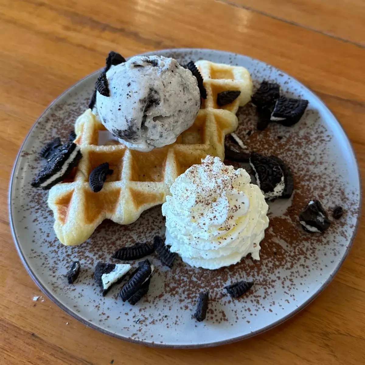 Oreo Croffle — Pancakes, French Toasts & Croffles at Thongyib Thongyod Brunch & Cafe, Ao Nang