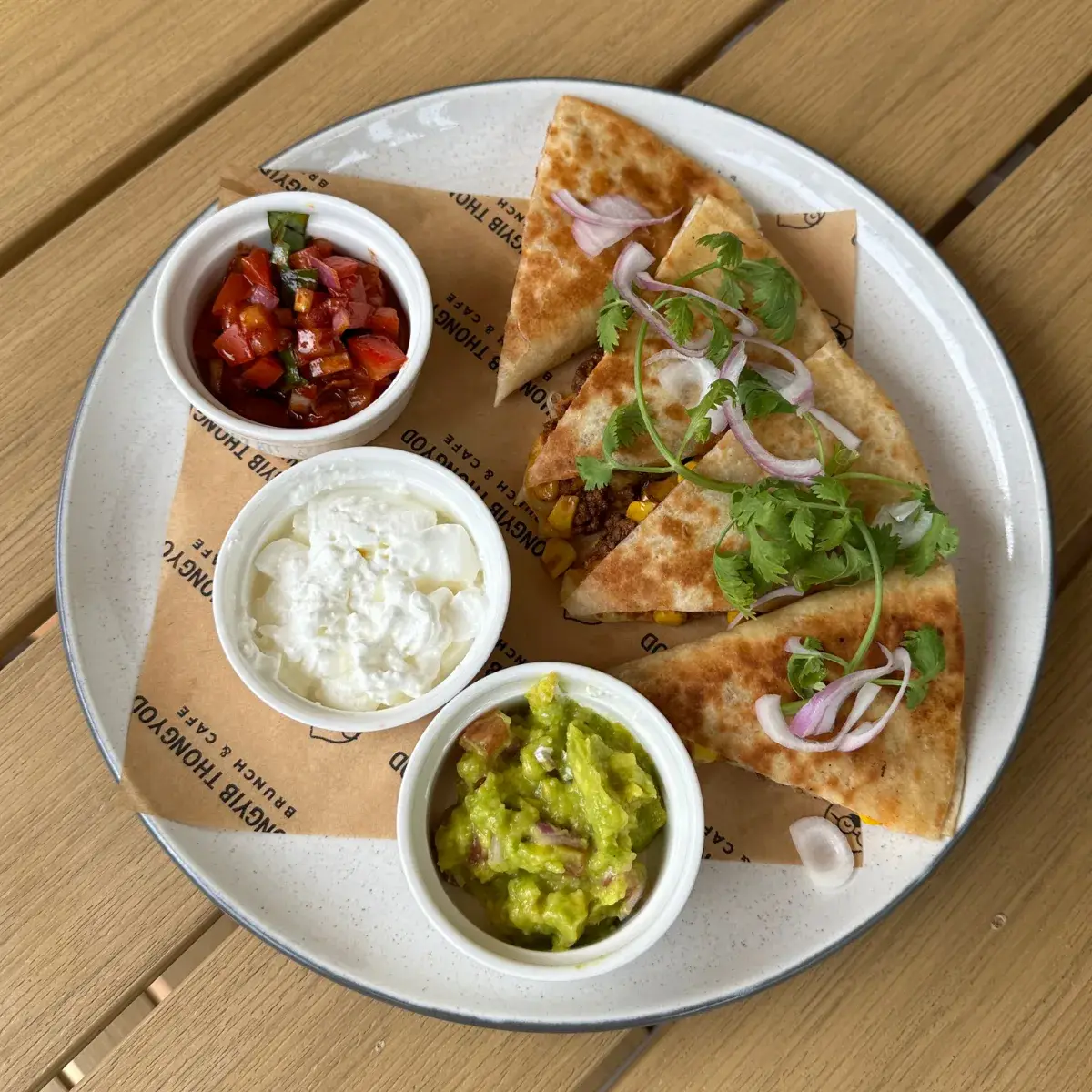Quesadilla at Thongyib Thongyod Brunch & Cafe, Ao Nang