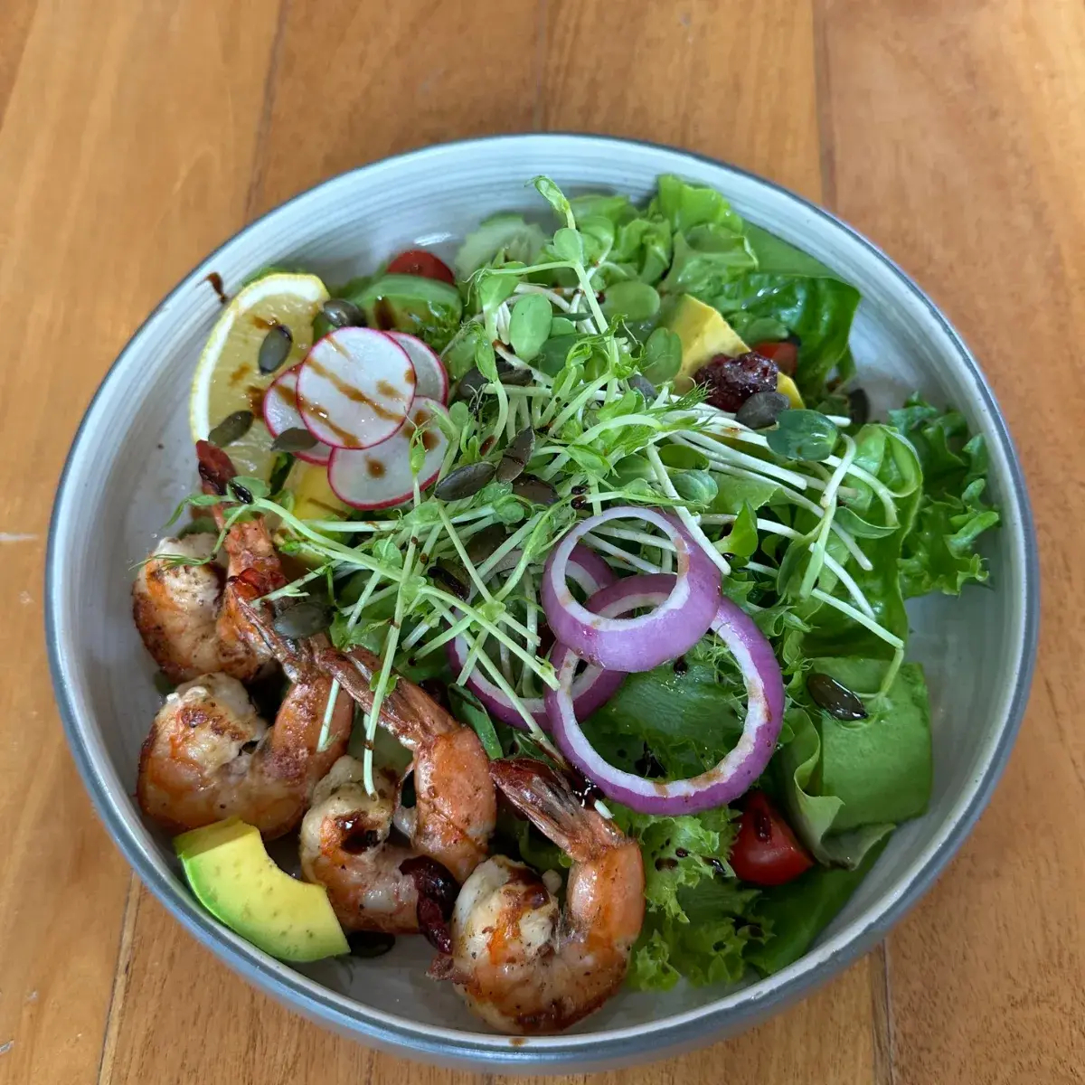 Shrimp Avocado Salad — Salads at Thongyib Thongyod Brunch & Cafe, Ao Nang