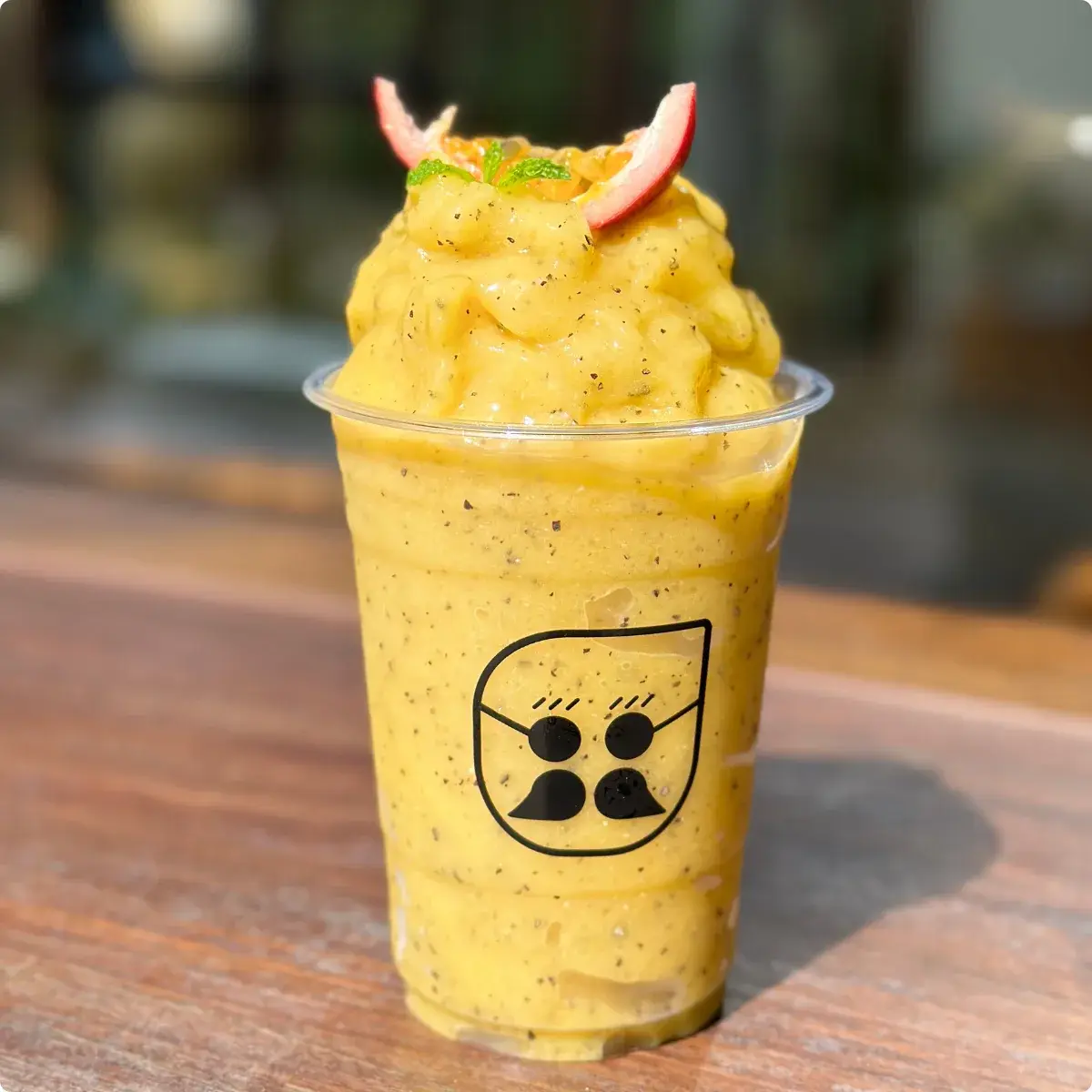 Freshly blended fruit smoothies at Thongyib Thongyod Brunch & Cafe, Ao Nang