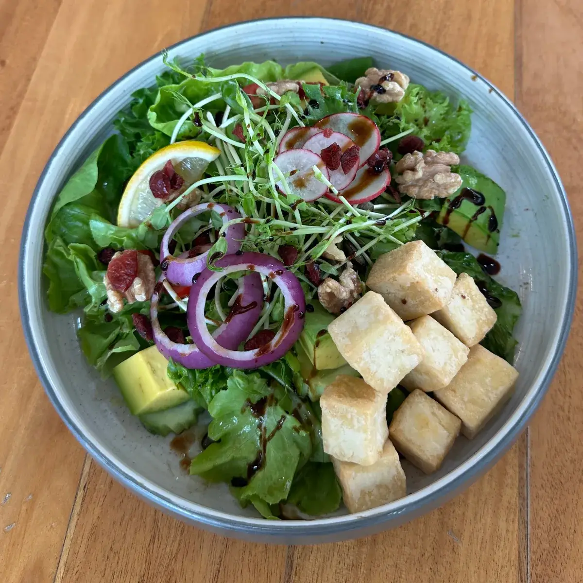 Tofu Avocado Salad — Salads at Thongyib Thongyod Brunch & Cafe, Ao Nang