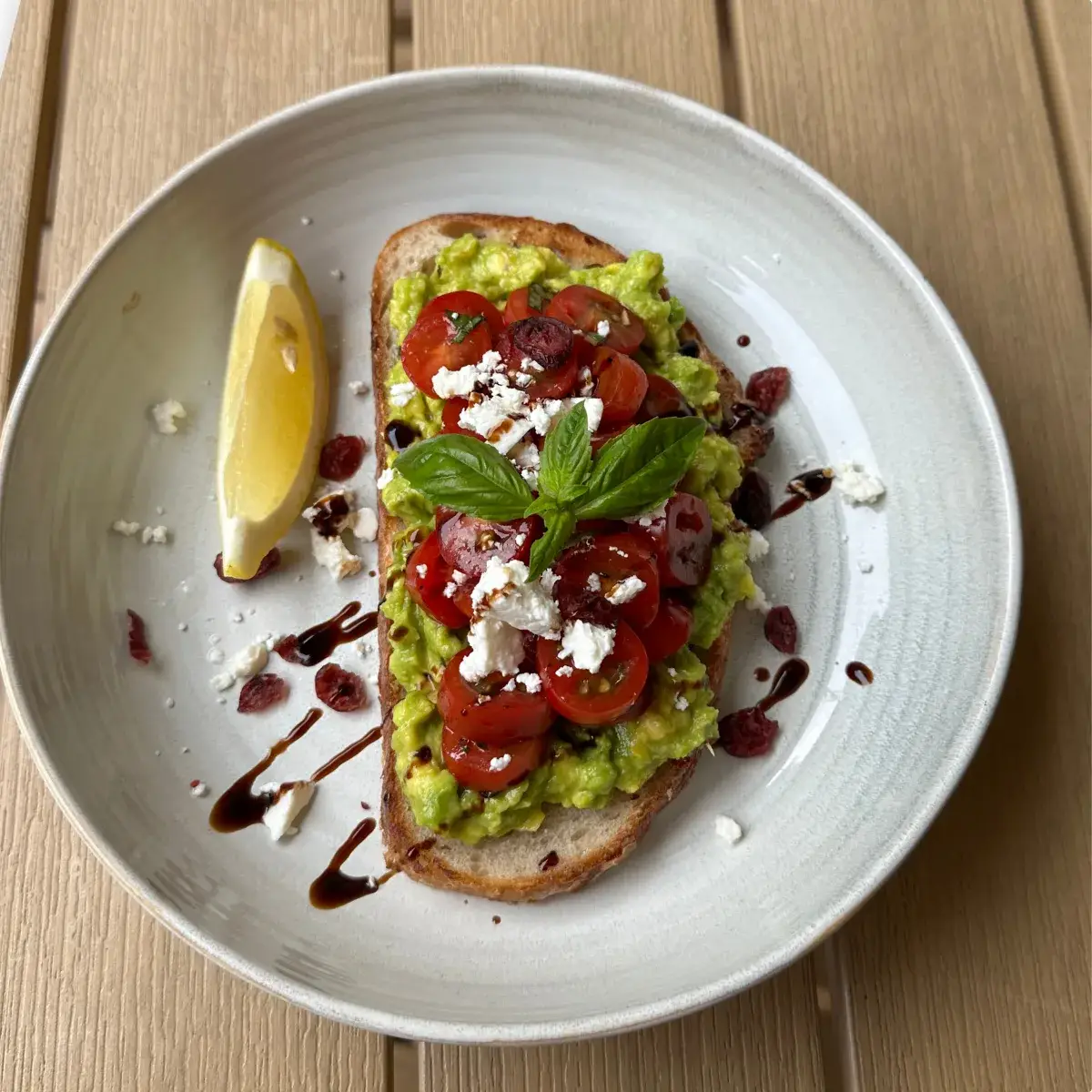 Tomato Avocado Toast — Sourdough Toasts at Thongyib Thongyod Brunch & Cafe, Ao Nang