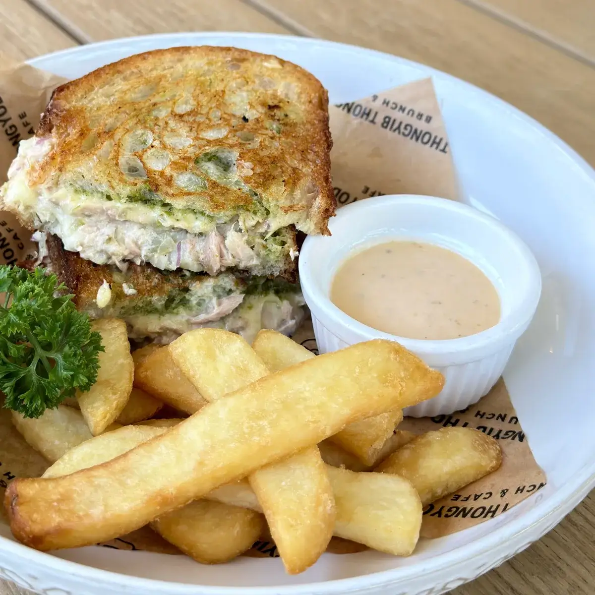 Tuna Pesto Sandwich at Thongyib Thongyod Brunch & Cafe, Ao Nang