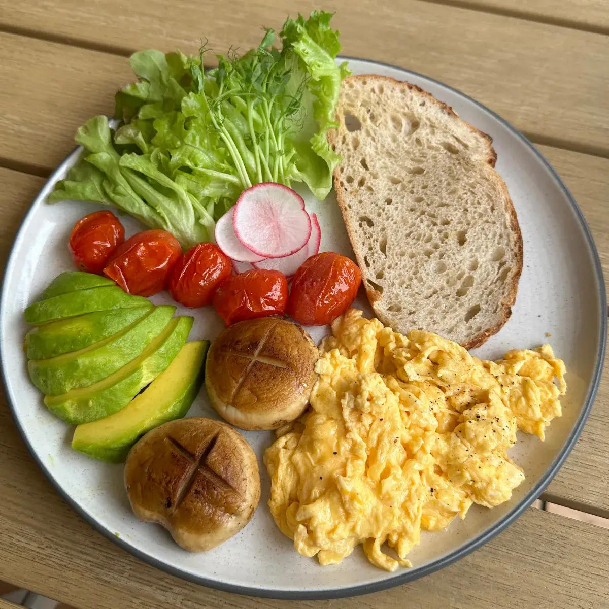 Vegetarian Breakfast Set — All-Day Brunch at Thongyib Thongyod Brunch & Cafe, Ao Nang